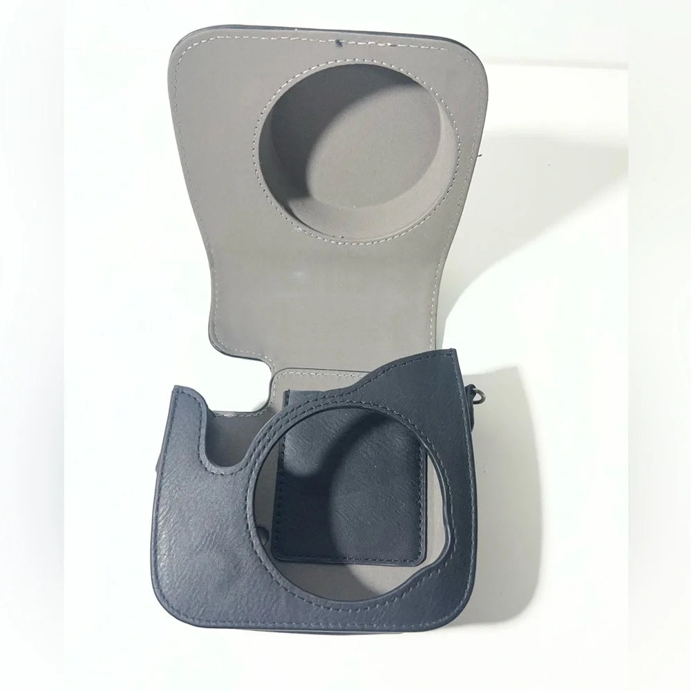 Fujifilm Instax Mini 8 Mini 8+ Mini 9 Instant Camera Leather Case W/ Strap